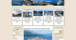Desktop Screenshot of korcula-property.com
