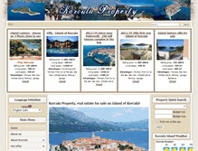 Tablet Screenshot of korcula-property.com